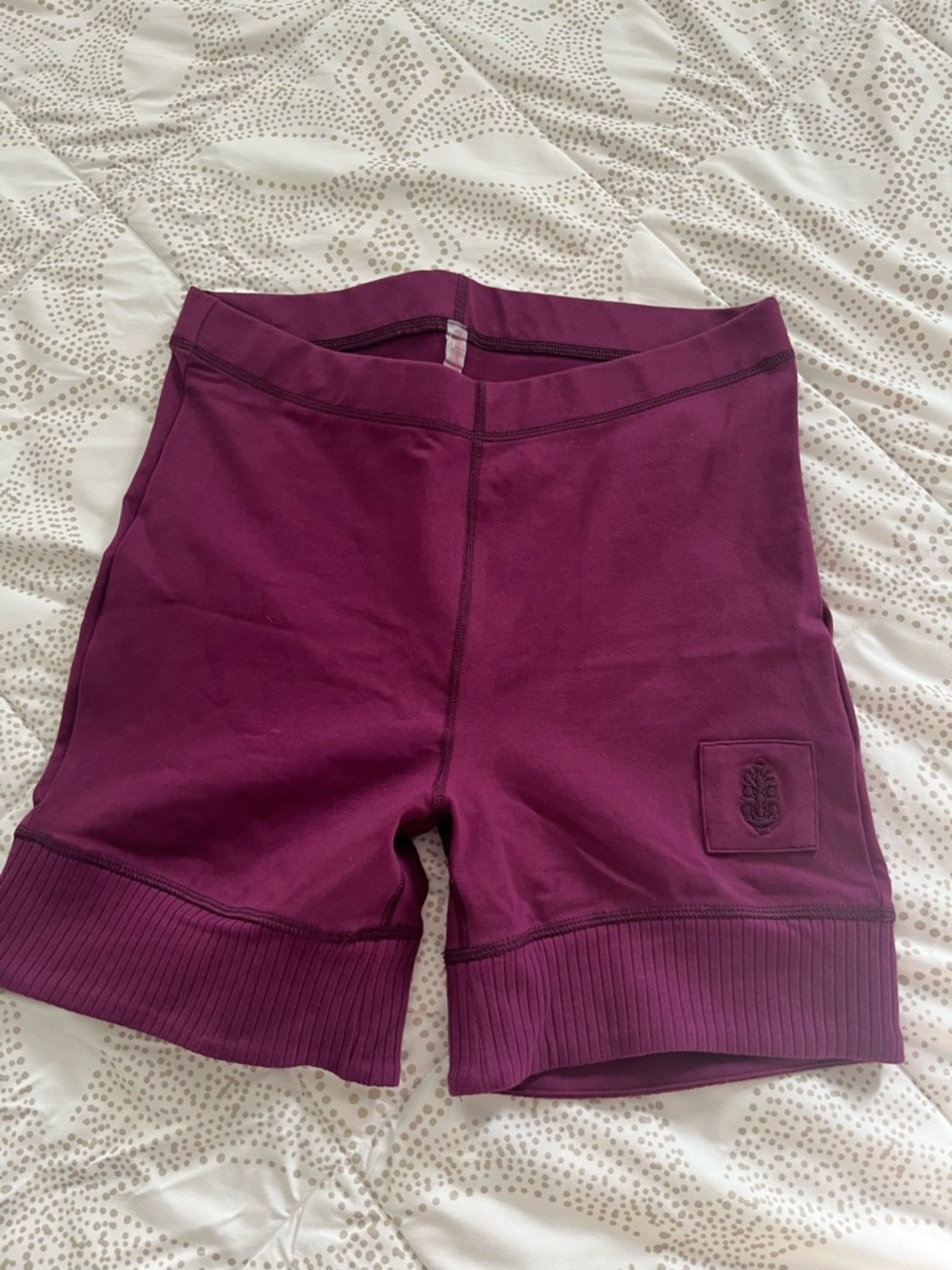 Free People Plum High-Rise  Shorts